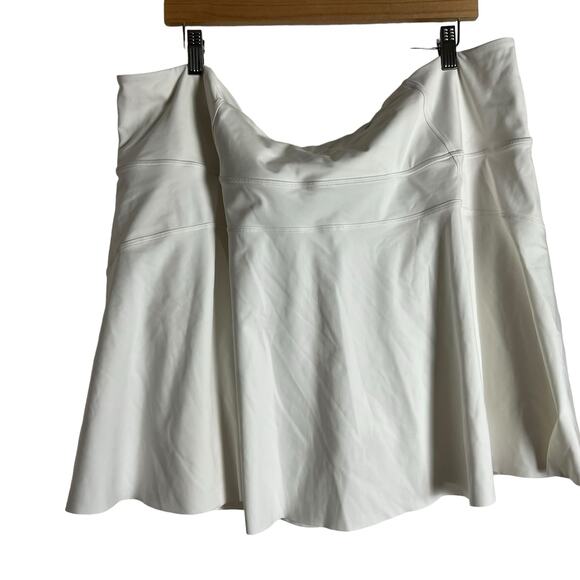 Athleta Ace White Tennis Skort 13.5” Plus Size 3X - Picture 10 of 13